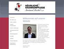 Tablet Screenshot of krankenpflege-reichel.de